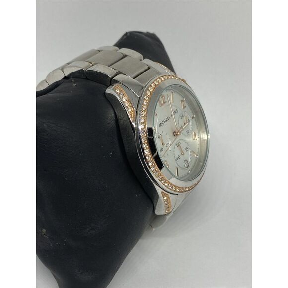 Michael Kors MK5459 Women's Silver Stainless Steel Analog Dial Wrist Watch MP177 - Picture 5 of 12